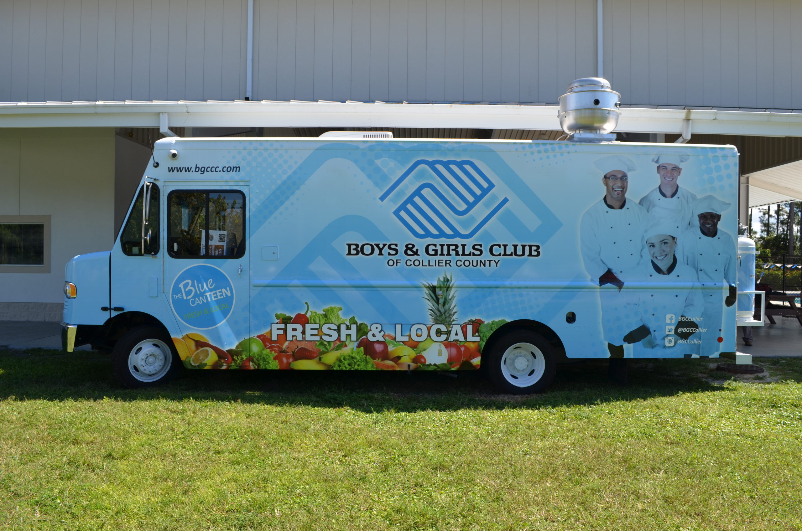 Junior Culinary Arts Program and the Blue CanTEEN Food Truck Boys & Girls Club of Collier County